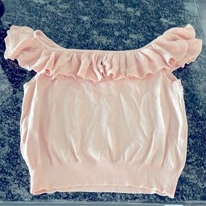 After Market Off The Shoulders Crop Top